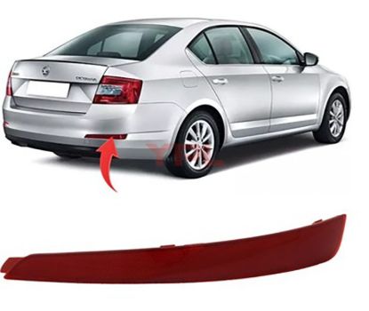 REFLEKTOR ARKA TAMPON SAG OCTAVIA 2013-2017 - 5E5945106 resmi