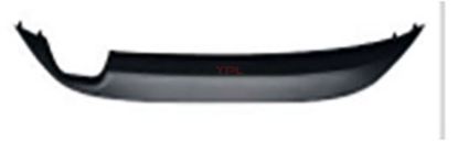 TAMPON SPOYLERI ARKA SOL CIKIS CIFT EKSOZ GOLF7 2013-2017 - 5G6807568D 9B9 resmi