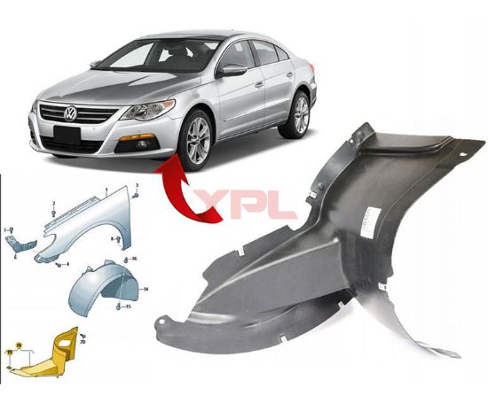 CAMURLUK DAVLUMBAZI SOL KUCUK CC GKL URETIM ORJINAL KALITE - 3C8805911B resmi