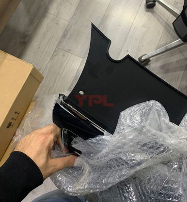 ON PANJUR (kenarı kırık-parCa ICerIsInde) KROM+SENSORLU+KROM CIZGILI+GENIS PLAKALIK+KOMPLE PASSAT 2006-2011 - 3C0853651A resmi