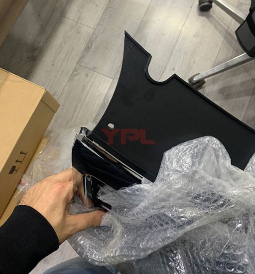 ON PANJUR (kenarı kırık-parCa ICerIsInde) KROM+SENSORLU+KROM CIZGILI+GENIS PLAKALIK+KOMPLE PASSAT 2006-2011 - 3C0853651A resmi