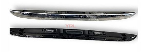 ARKA BAGAJ KOLU UST KAPLAMA PLAKA LAMBALARI VE KOL UZERINDE KROM MINI COOPER R55 R56 R57 R58 R59 - 51132753603 resmi