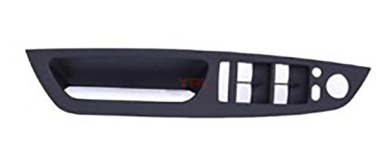 CAM DUGME CERCEVESI ON SOL (SIYAH) KATLAMALI BMW X5 E70 X6 E71 - 51416975777 resmi