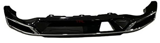 TAMPON SPOYLERI ARKA HIGHLINE PARLAK SIYAH FULL KROM B9 PASSAT 2019-2024 - 3G0807568B 041 SET resmi