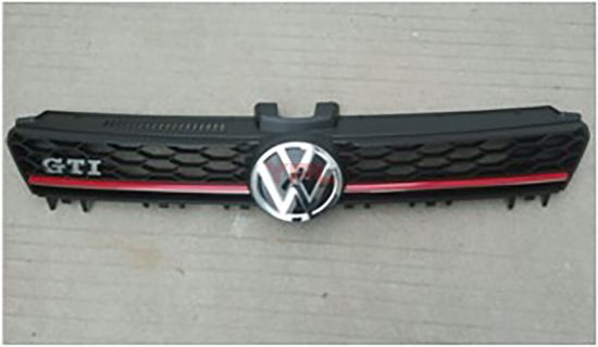 ON PANJUR KROM KIRMIZI CIZGILI MAT SIYAH+GTI YAZI+ ARMASIZ GOLF 7 GTI 2013-2017 - 5G0853651AJ BTU resmi