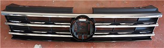 ON PANJUR UC KROMLU KROM DESENLI PARLAK SIYAH HIGHLINE TIGUAN 2017-2024 - 5NA853651C 2ZL resmi