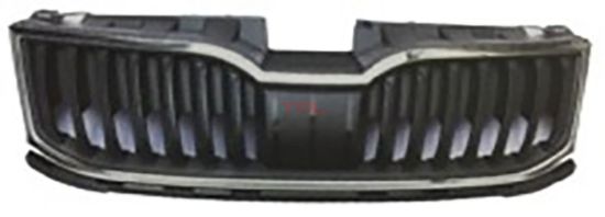 ON PANJUR KROM CERCEVE UST PLASTIK BIRLIKTE PARLAK SIYAH KOMPLE OCTAVIA 2018-2021 - 5E0853653A 2Z4/5E0853761C 2ZZ resmi