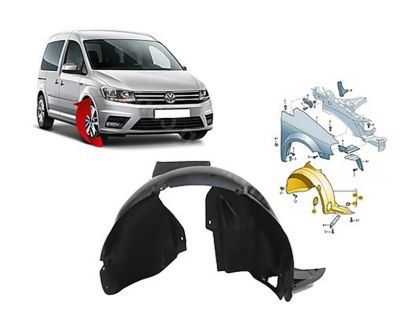 Çamurluk Davlumbazı Sağ Caddy 2015>>1. Kalite GKL Üretim - 2K5805912B resmi