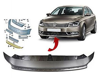 Tampon Spoyleri Ön Passat 2011-2015 - 3AA805903 9B9 resmi