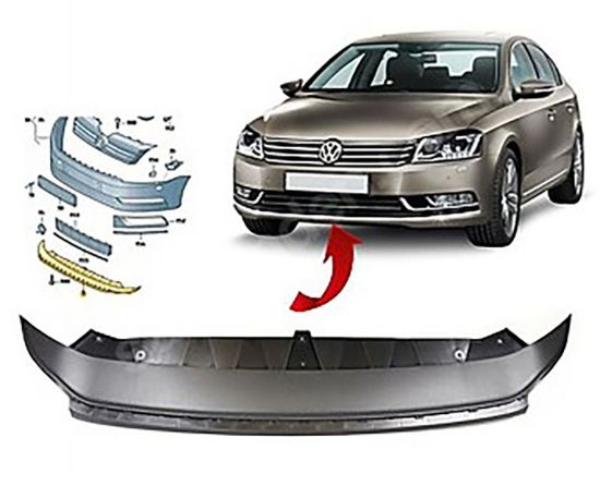 Tampon Spoileri Ön Volkswagen Passat 2011-2015 - 3AA805903 resmi