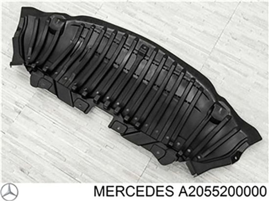 Tampon Alt Muhafaza Ön Mercedes W205 2015-2021 1. Kalite Enjeksiyon - A2055200000 resmi
