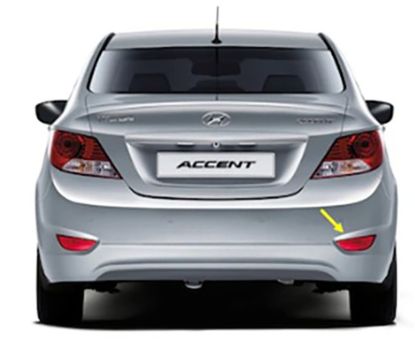 Reflektör Arka Tampon Sağ Hyundai Accent Blue 2011-> - 92406-1R000 resmi