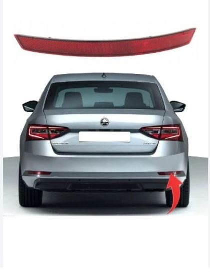 Reflektör Arka Tampon Sağ Skoda Superb 2015 ve Sonrası - 3V5945106 resmi