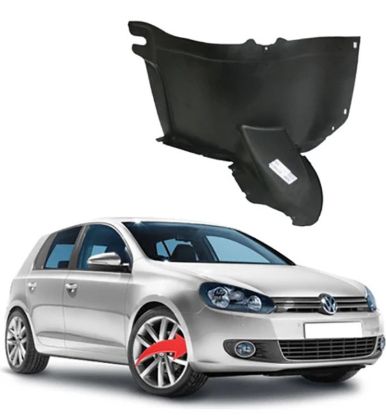 Çamurluk Davlumbazı Küçük Sağ Golf VI 2009-2011 Enjeksiyon1.Kalite - 5K0805912B resmi