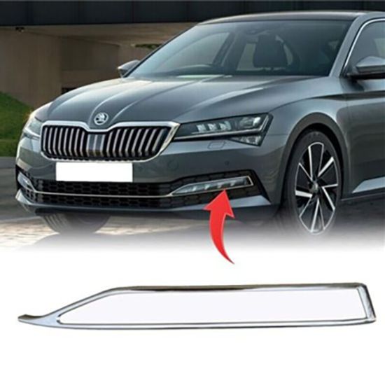 Sis Kapağı Üst Çıtası Krom Sol Skoda Superb 2020 ve Sonrası - 3V0853767D resmi