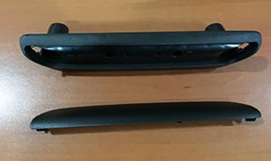 Kapı Tutamak Seti Kaplamalı Sol Çift Koltuk 3,5cm Volkswagen T6 2011-2019 - 7H0867180G/171C resmi