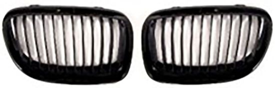 Ön Panjur Böbrek Parlak Siyah M Kasa Set BMW E90+lci 2008-2011 - 51712146911/12 resmi
