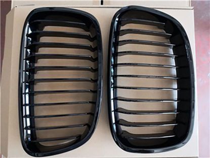 Ön Panjur Böbrek Parlak Siyah Set BMW F20 2011-2014 - GKL 340934 resmi