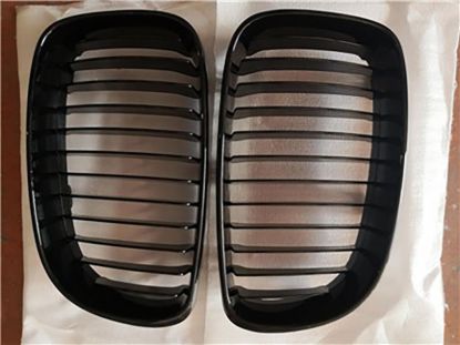Ön Panjur Böbrek Parlak Siyah //M Kasa Set BMW E87 2007-2011 - 51710441920/21 resmi