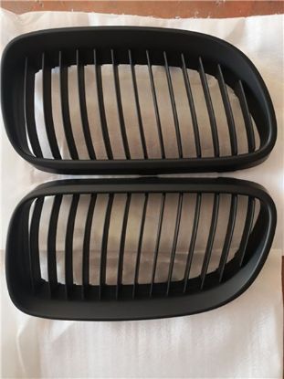 Ön Panjur Böbrek Mat Siyah Set BMW E92 Lci 2010-2013 - GKL 340922 resmi