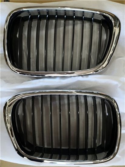 Ön Panjur Böbrek Krom Siyah Set BMW 5 Serisi E39 2000-2003 - 51137005837/38 resmi