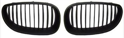 Ön Panjur Böbrek Set BMW E60 + Lci Mat Siyah 04>09 - 51137027061/062 resmi