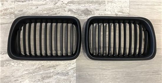 Ön Panjur Böbrek Set BMW E36 Mat Siyah 97>99 - 51138195151/152 resmi