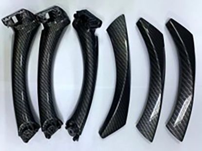 Kapı Tutamak Seti 6 Parça (karbon Fiber) BMW E90 05>12 - 51417230850/849/335/336 resmi
