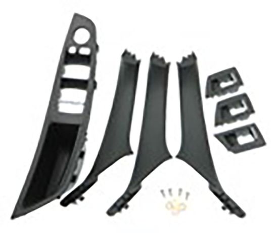 Kapı Kol Tutamak Seti 7 Parça Katlamalı (Siyah) BMW F10 F18 - 51417225873. resmi