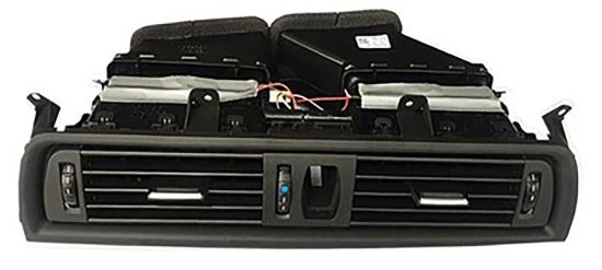 Klima Kalorifer Izgarası Ön Orta (Komple -Siyah) BMW F10 +lci - 64229166885 S1 resmi