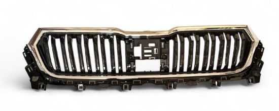 Ön Panjur Krom Çerçeve Parlak Siyah Facelift Skoda Kodiaq RS 2021 ve Sonrası - 565853653K/565853761B resmi