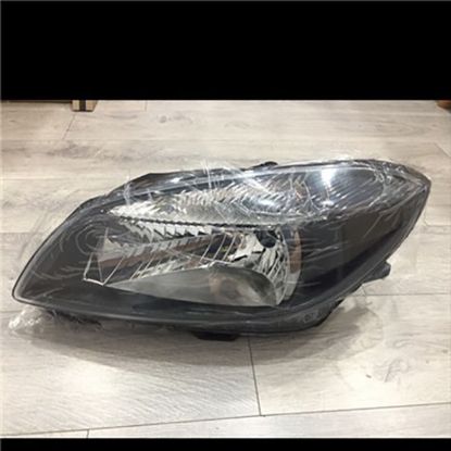 Ön Far Komple Siyah Sağ Skoda Fabia Roomster 2011-2015 - 5J1941018F resmi