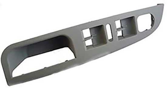 dörtlü Cam Anahtar Çerçevesi Gri Golf 5/Jetta - 1K4868049C 3Z7 resmi