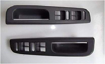 Cam Düğme Çerçevesi Sol Siyah Kapı Tutamağı Golf-Passat-Bora-Octavia 1998-2004 - 3B1867171E A94 resmi