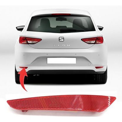 Reflektör Arka Tampon Sol Leon 13-17 - 5F0945105F resmi