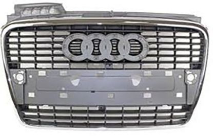 Ön Panjur Krom Çerçeve Koyu Gri A4 2005-2008 - 8E0853651J 1QP resmi