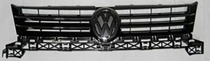 Ön Panjur Krom Çizgili Parlak Siyah Caddy-Touran 2011-2015 - 1T0853651BQ PWF resmi
