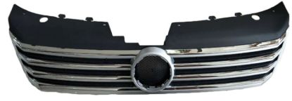 Ön Panjur Krom Çizgili+Mat Gri Passat B7 2011-2015 - 3AA853651A resmi