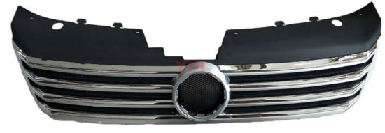 Ön Panjur Krom Cizgili+mat Gri Passat B7 2011-2015 - 3AA853651A resmi