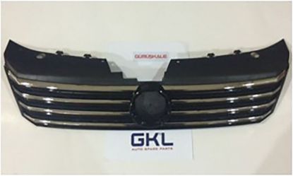 Ön Panjur Krom Çizgili+Parlak Siyah Passat B7 2011-2015 - 3AA853651 0QE resmi