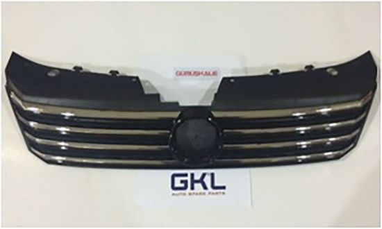 Ön Panjur Krom Çizgili+Parlak Siyah Passat B7 2011-2015 - 3AA853651 0QE resmi