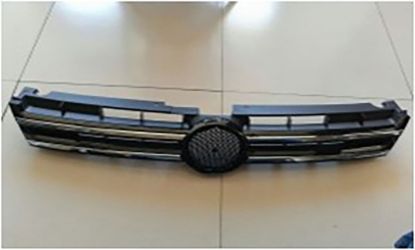 Ön Panjur Kromlu Mat Siyah Touareg 2012-2015 - 7P6853651A ZLL resmi