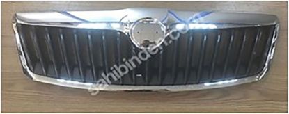 Ön Panjur Krom Çerçeve Saten Siyah Octavia 2009-2013 - 1Z0853668 B41/1Z0853661 2ZZ resmi