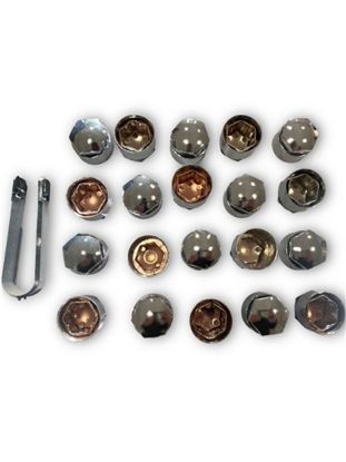 Bijon Kapağı Full Krom 16 Ad Normal+4 Ad Şifreli Audi Ve Seat - 4M0601173C 9B9 resmi