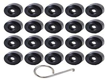 Bijon Kapağı Siyah 16 Ad Normal+4 Ad Şifreli Audi Ve Seat - 4M0601173C resmi