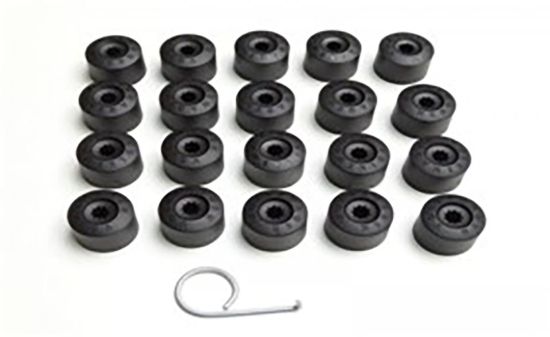 Bijon Kapak Seti Siyah 16 Normal +4 Şifreli Seat Ve Audi - 6J0601173B resmi