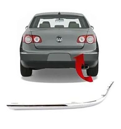 Tampon Nikelajı Arka Sağ Passat 2006-2011 1. Kalite Krom - 3C5807460A resmi