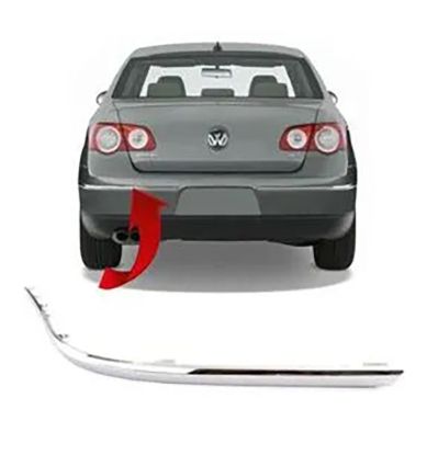 Tampon Nikelajı Arka Sol Passat 2006-2011 1. Kalite Krom - 3C5807459A resmi
