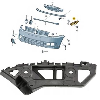 Tampon Braketi Ön Sol Caddy 2011-2015 - 2K5807183 resmi