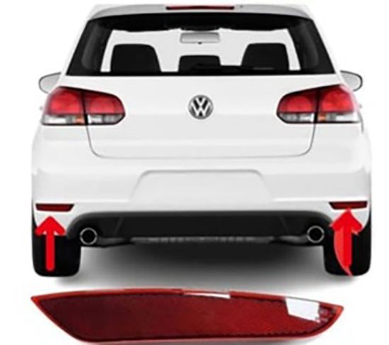 Reflektör Arka Tampon Sağ Golf 6 2009-2011 - 5K0945106A resmi